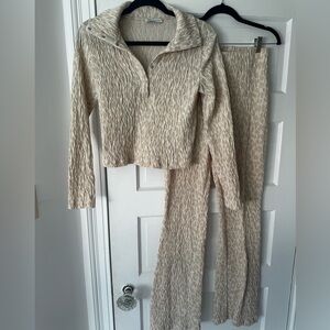 Zara animal print matching set